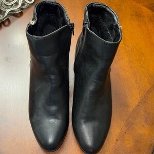 BAMBOO Sleek Black Ankle Booties